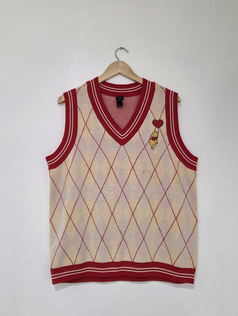 Her Universe Disney Winnie The Pooh Argyle Sweater Vest - Picture 5 of 9